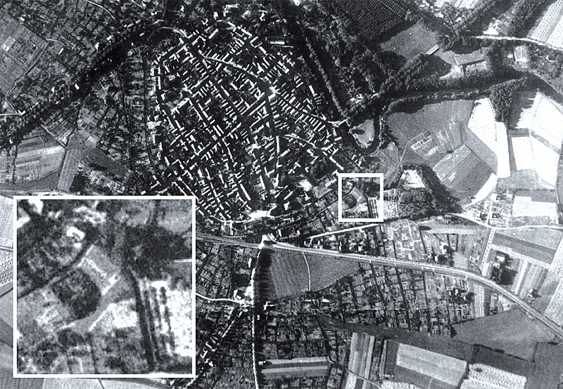 Telgte Luftbild von 1943